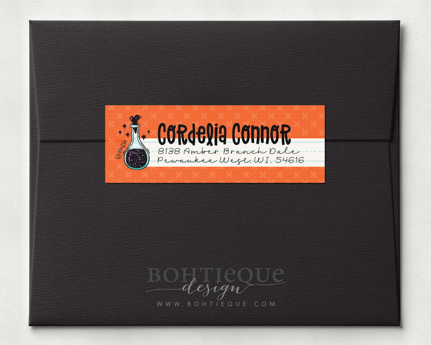 Cordelia Love Potion Personalized Return Address Label