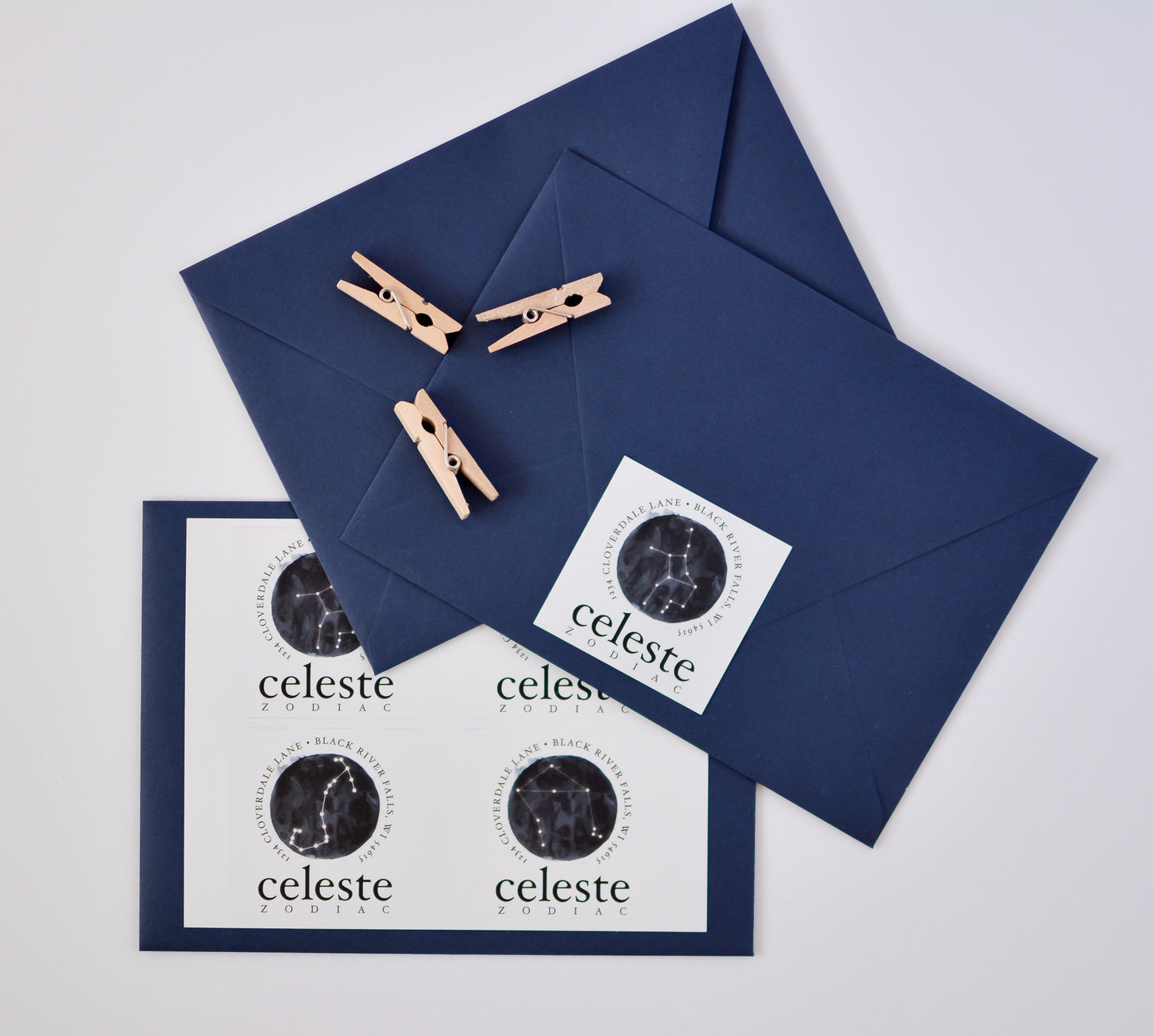 Star Signs Constellation Return Address Labels