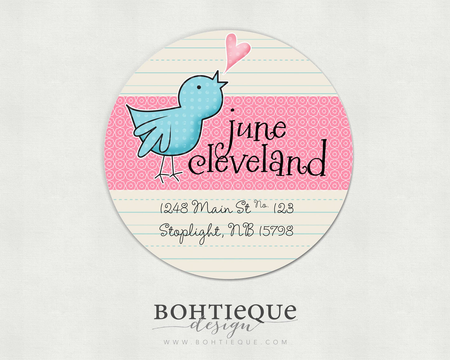 Tweets of Love Return Address Labels