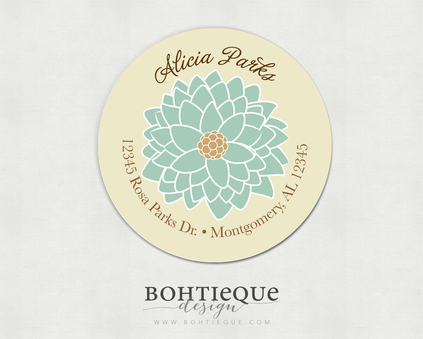 Fleur Address Labels