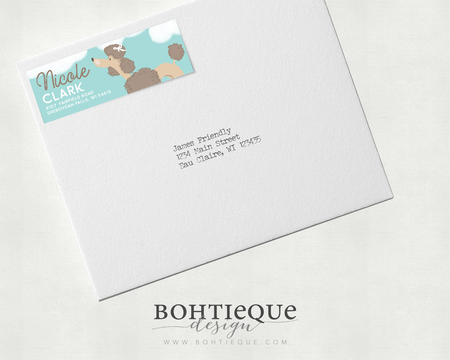Poodle Address Labels