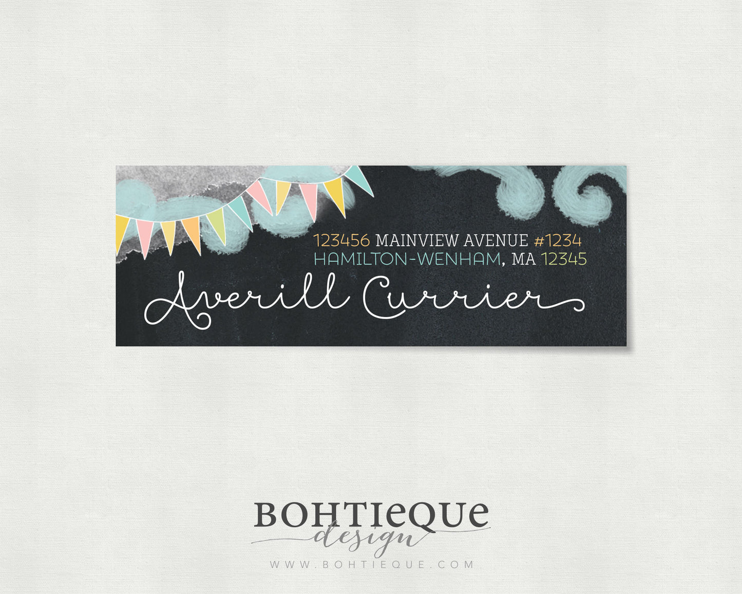 Flying Flags Return Address Label