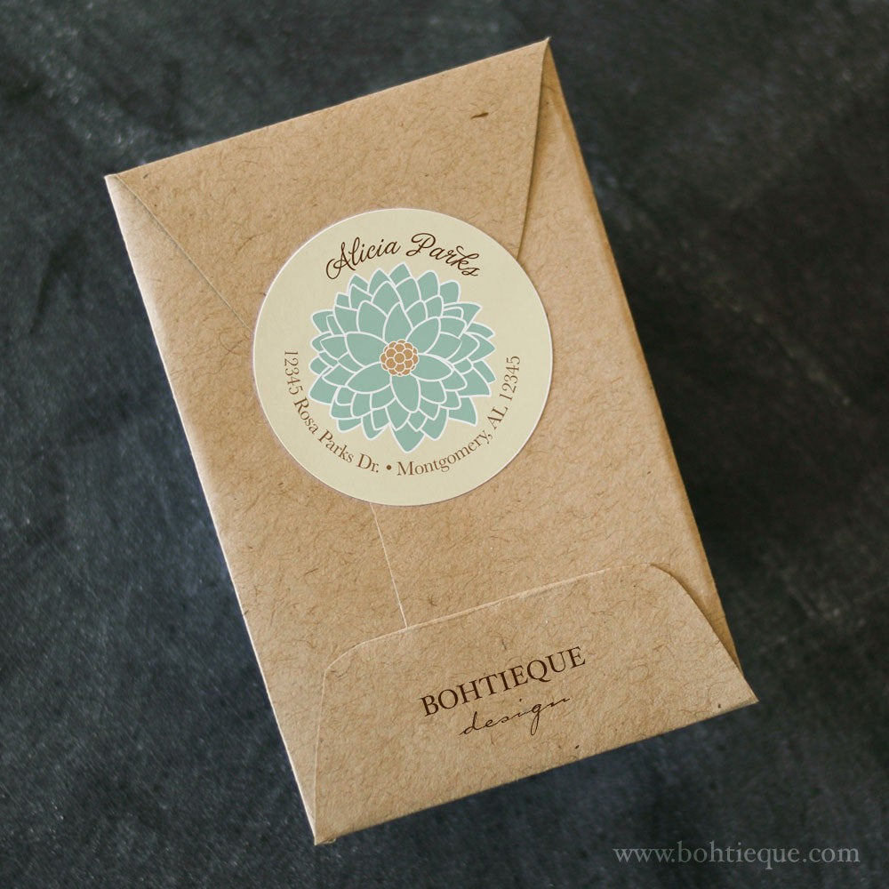 Fleur Address Labels