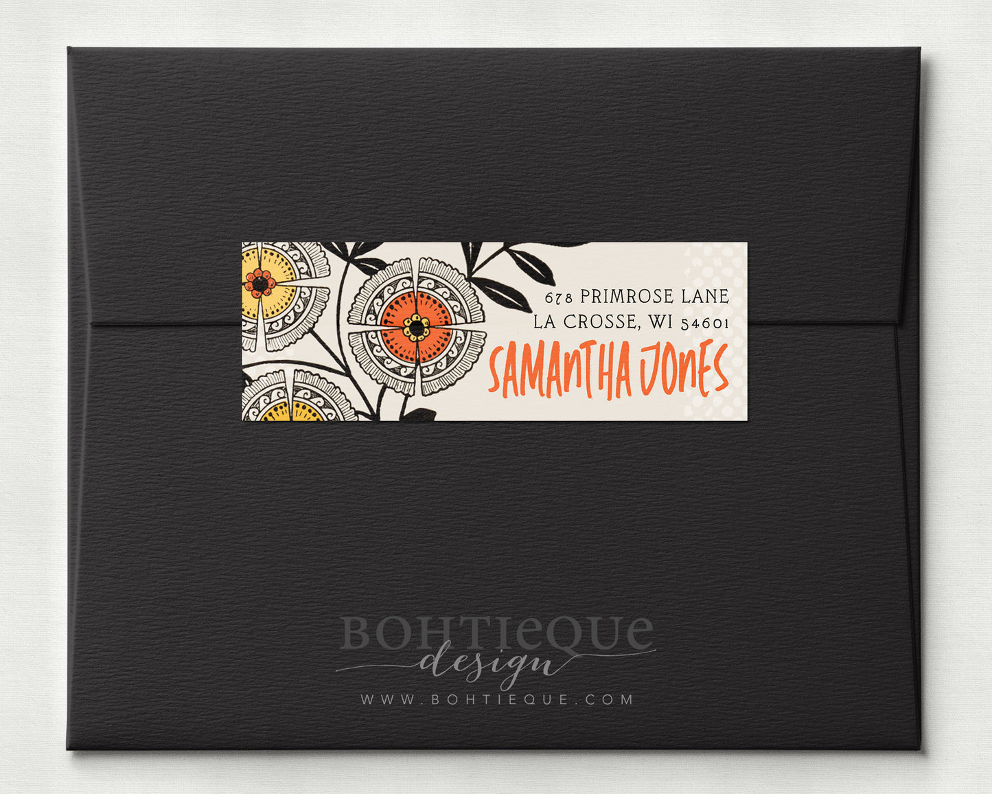 Vintage Vignette Return Address Labels