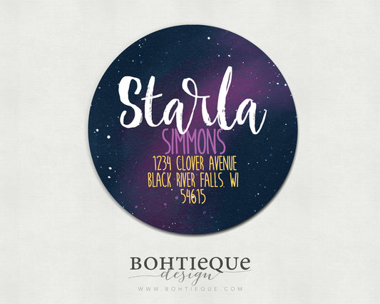 Starla Galaxy Address Labels