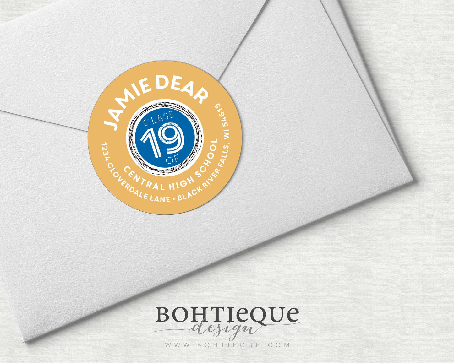 Graduation Return Address Label
