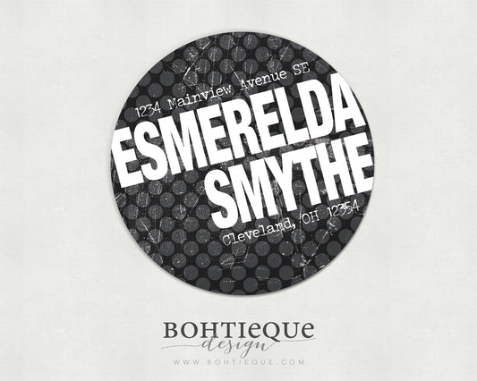 Punk Esmerelda Return Address Labels