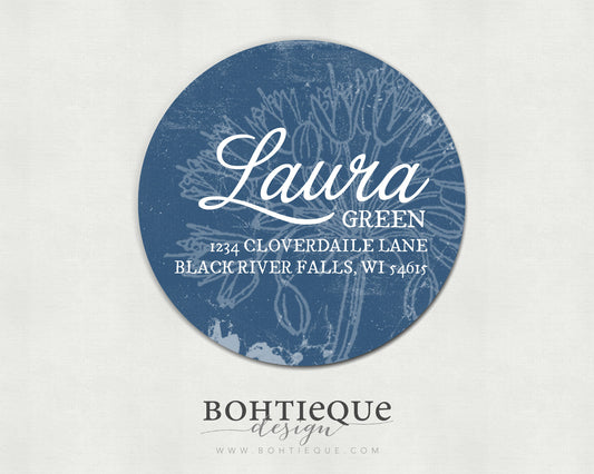 Tabitha Circle Return Address Labels