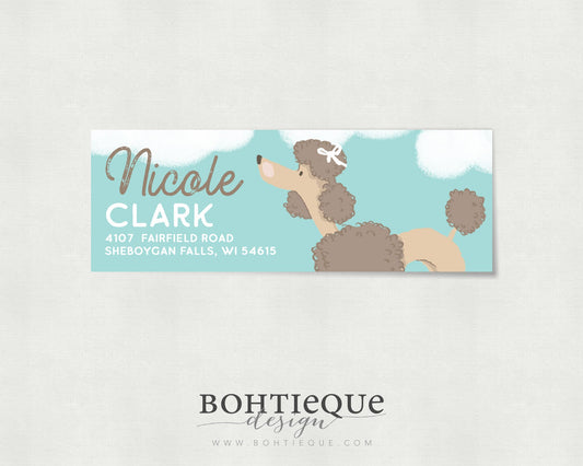 Poodle Address Labels