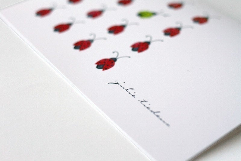 Ladybug Notecard