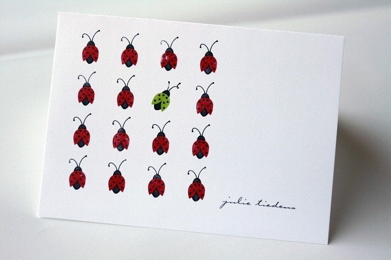Ladybug Notecard