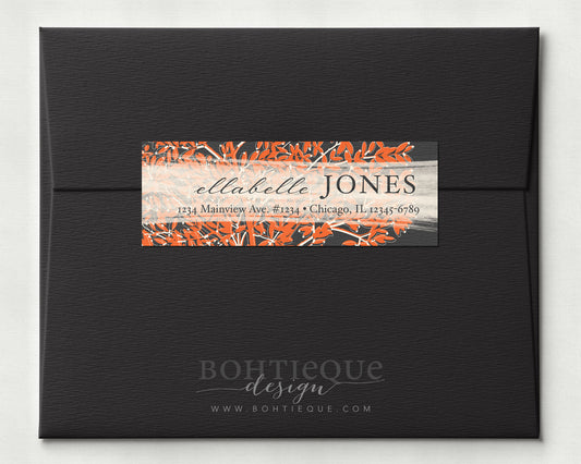 Tree Shadow Return Address Stickers