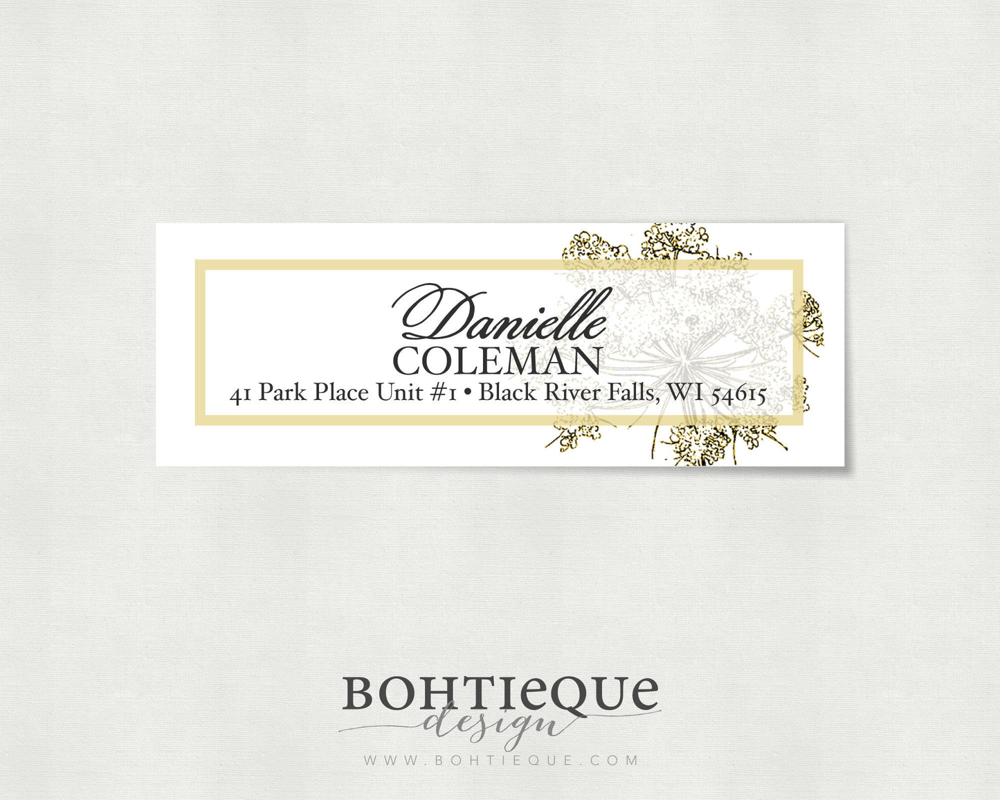 All Hail Queen Anne Return Address Labels Rectangle