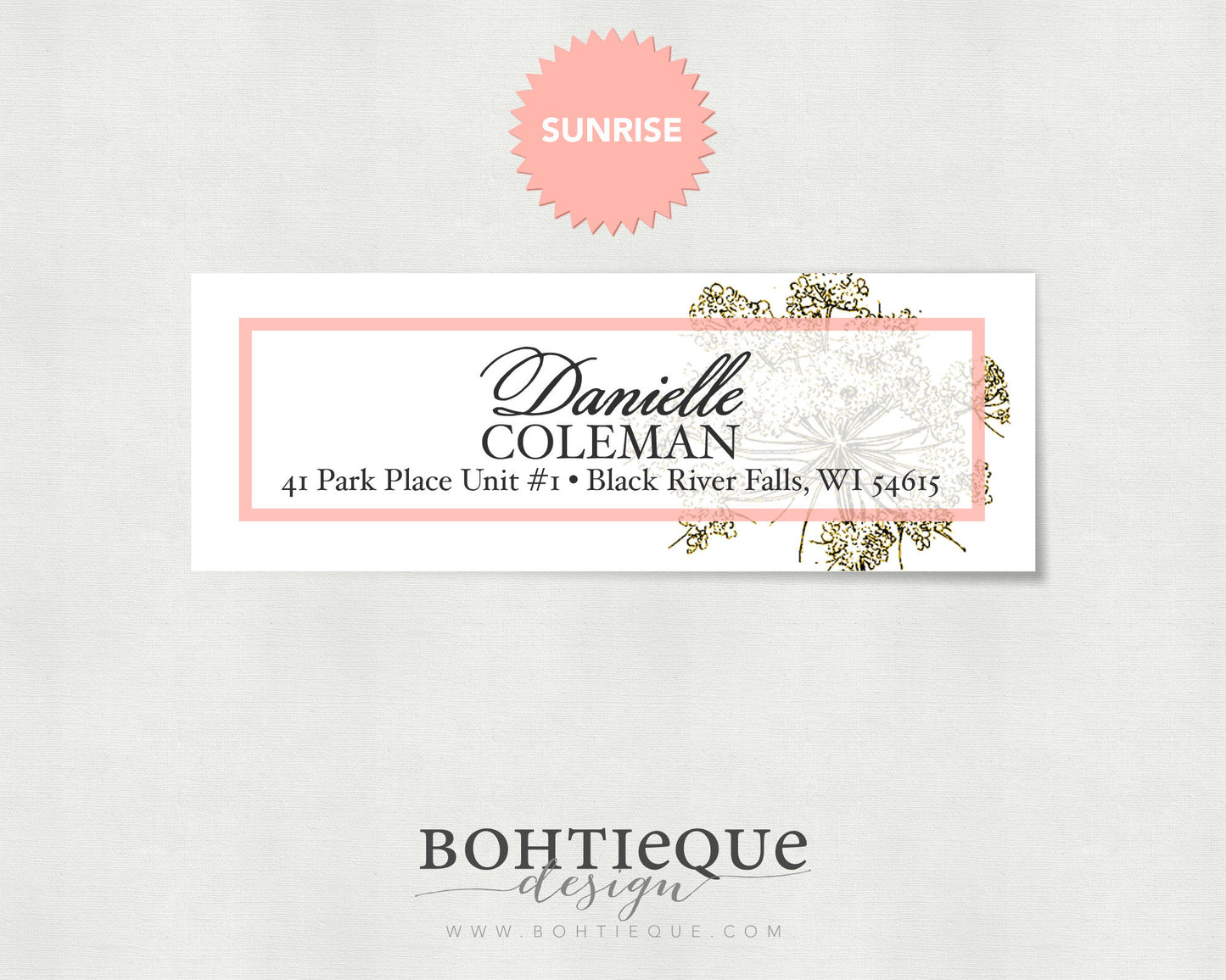 All Hail Queen Anne Return Address Labels Rectangle