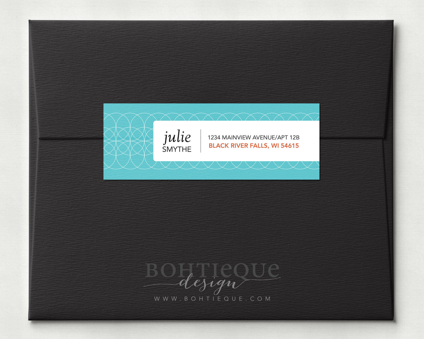 Sky Circles Return Address Label