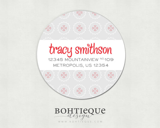 Tracy Mod Return Address Stickers