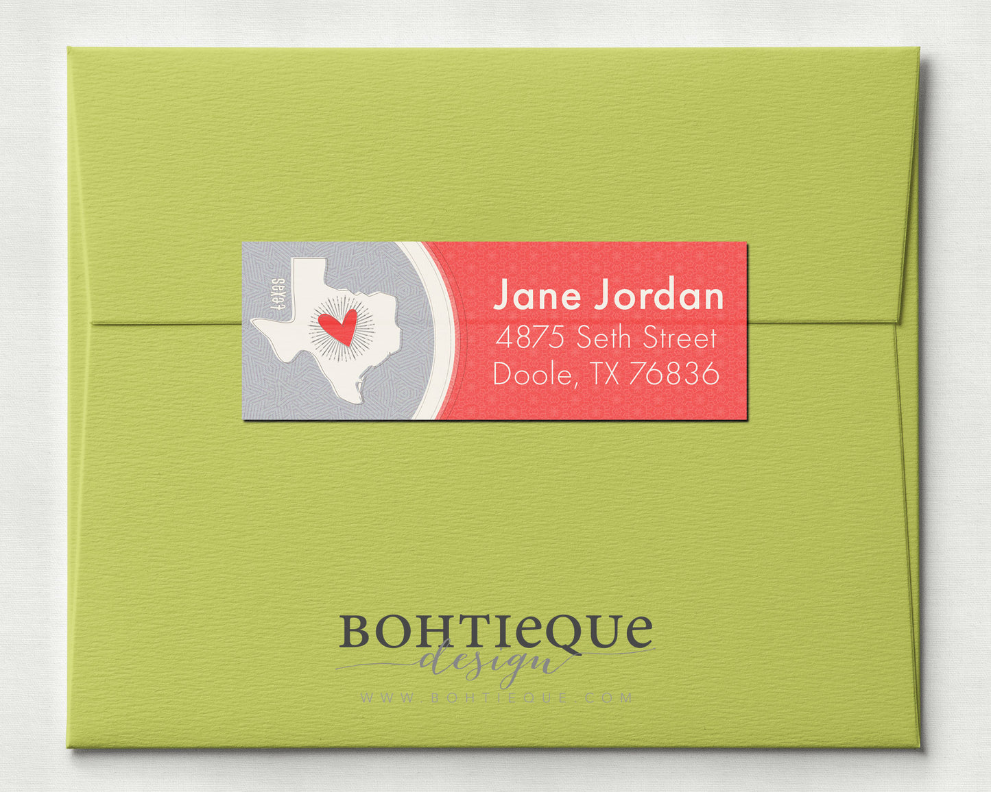State Heart is Home Return Address Labels